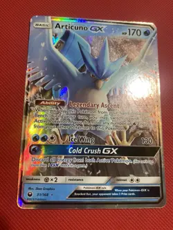Articuno GX 31/168 Sm-Celestial Storm Holo Pokemon Card TCG - Image 3