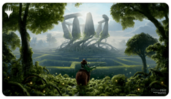 Wilds of Eldraine Virtue of Strength Standard Card Playmat for Magic - Image 1
