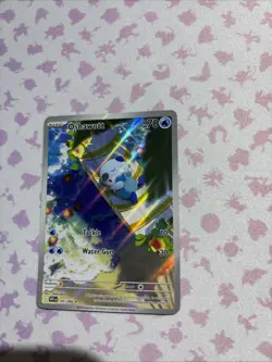 Pokemon TCG White Flare Oshawott Illustration Rare Card 105/86 English - Image 2