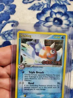 Seaking 24/107 Ex Deoxys Reverse Holo Rare Stamped Pokemon Card MP - Image 2
