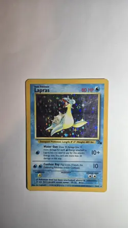 Lapras 10/62 Fossil Holo Pokemon Card - Ungraded - Image 5