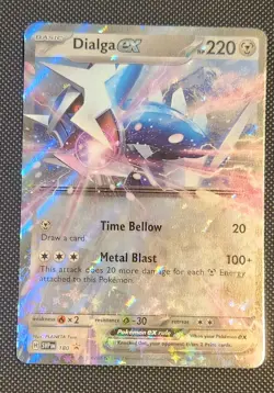 Pokemon Dialga ex Holofoil 180 Promo SV: Scarlet & Violet Promo Cards - Image 1