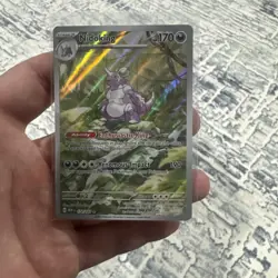 Pokemon Nidoking Holo TCG Card #174/165 Scarlet & Violet 151 Illustration Rare - Image 1