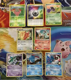 Vintage Pokemon Card Lot Holo Reverse Holo Arceus Milotic Clefable - Image 1