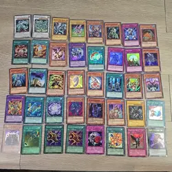 Lot Of 40 Vintage Yu-Gi-Oh Cards 1996 Some Holos - Image 1