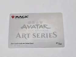 Fire Lord Azula (Gold Stamped) 21/54 MTG Avatar Art Series Card - Image 2