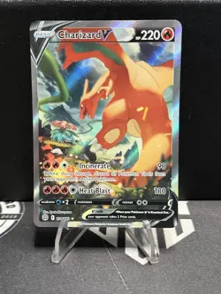 Charizard V Alt Art Brilliant Stars Pokemon Card SWSH 154/172 FA 2022 NM - Image 1