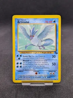 Articuno 17/62 Non Holo Fossil Set Rare Pokemon Card WOTC LP EXCELLENT - Image 1