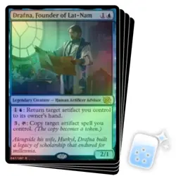 FOIL DRAFNA, FOUNDER OF LAT-NAM X4 The Brothers' War BRO Magic MTG MINT CARD - Image 1