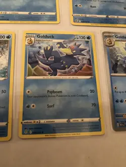 Lot Of 5 Psyduck and Golduck Pokemon Cards - Image 3