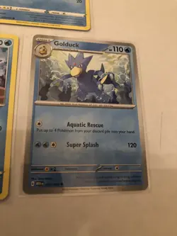 Lot Of 5 Psyduck and Golduck Pokemon Cards - Image 4