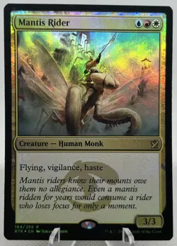 Mantis Rider 184/269 Foil Khans of Tarkir KTK MTG LP - Image 1