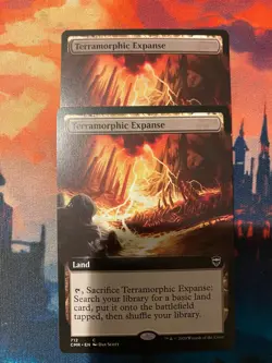 MTG Commander Legends Terramorphic Expanse Extended Art x 2 - Image 1