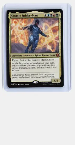 Cosmic Spider-Man MTG Marvel's Spider-Man #127 Mythic - Image 1