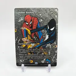 Leyline Binding (Borderless) M Marvel Universe Spiderman Regular #2 MTG - Image 1