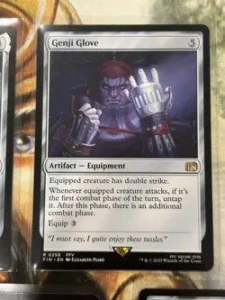 Final Fantasy Artifact Equipment Lot of 7 - Genji Glove + More (Regular) - NM 🔥 - Image 4