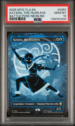 2025 MTG AVATAR: THE LAST AIRBENDER #0361 KATARA THE FEARLESS PSA 10 - Image 1