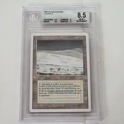 MTG Tundra Revised Dual Land Graded 8.5 Magic The Gathering - Image 1