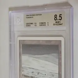 MTG Tundra Revised Dual Land Graded 8.5 Magic The Gathering - Image 3