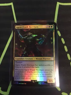 MTG Magic The Gathering Agent Frank Horrigan Foil PIP Rare Fallout Golgari - Image 1