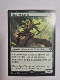 Rhys the Exiled Commander: Kaldheim Regular - Image 1