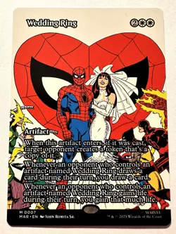 Wedding Ring (Borderless) Normal M Marvel Universe Eternal-Legal 7 NM - Image 1