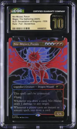NIV-MIZZET, PARUN Secret Lair Foil Devastation of Dragons CGC Pristine 10 MTG - Image 1