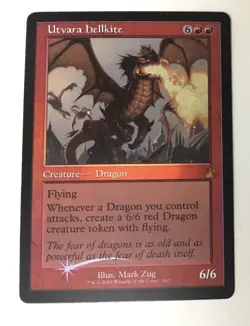 Utvara Hellkite (Retro Frame) Ravnica Remastered Foil - Image 1