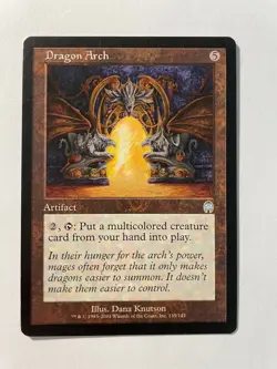 Dragon Arch MTG Apocalypse Magic 2B3 MINT - Image 1