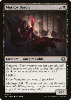 Markov Baron [March of the Machine: The Aftermath] Near Mint - Image 1