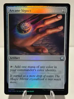Arcane Signet 1 U Commander: Foundations FOIL NM MTG - Image 1
