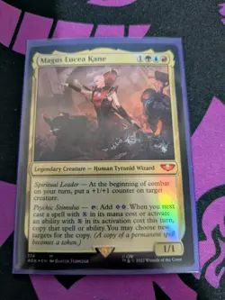 Magus Lucea Kane MTG Commander Warhammer X Spells Custom Deck Sleeved W/ Deckbox - Image 2