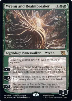 Wrenn and Realmbreaker - March of the Machine - Magic MTG NM - Image 1