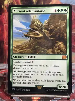 Ancient Adamantoise (Non-foil) Final Fantasy 0172 Mythic MTG - Image 1