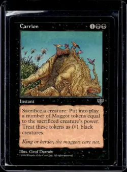 Magic The Gathering MTG Carrion Instant Illustrator Geof Darrow #NNO - Image 1