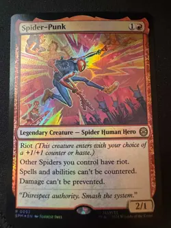 Spider-Punk - FOIL - 0092 - Marvel's Spider-Man MTG - NM/M - Image 1