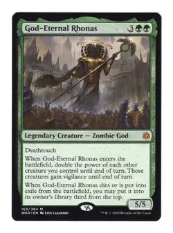 MTG God-Eternal Rhonas - War of the Spark #163 - Image 1