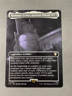Rammas Echor, Ancient Shield Borderless Commander Lord Of The Rings MTG NM - Image 1