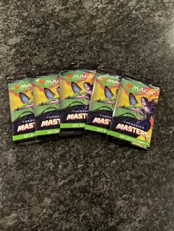 5x Magic the Gathering Commander Masters Set Booster Packs - Image 1