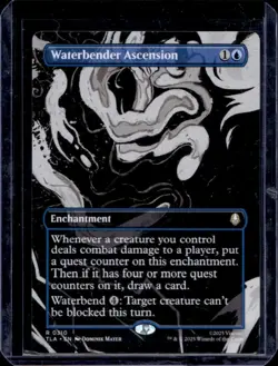 2025 Magic The Gathering MTG Water bender Ascension Borderless Rare #0310 - Image 1