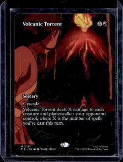 2025 Magic The Gathering The Last Airbender Volcanic Torrent Borderless #0037 - Image 1
