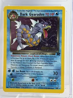 Dark Gyarados Team Rocket Holo 8/82 Prerelease Promo Pokemon CGC Grade 9.0 MINT - Image 2