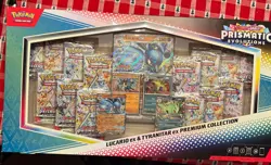 Pokemon Prismatic Evolutions Lucario ex & Tyranitar ex Premium Collection Box - Image 1