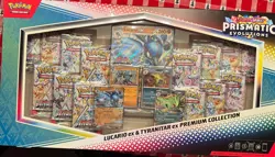 Pokemon Prismatic Evolutions Lucario ex & Tyranitar ex Premium Collection Box - Image 2