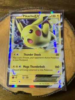 Pokemon TCG Pikachu EX XY Black Star Promos XY174 Holo Promo - Image 1