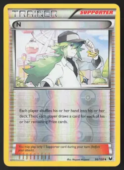 Pokemon TCG | N 96/108 | Dark Explorers | Lightly Played - Image 1