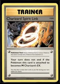 Pokemon TCG | Evolutions | Charizard Spirit Link | 75/108 | LP - Image 1