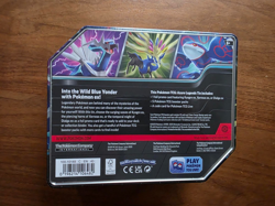 Pokemon TCG Azure Legends Tin Xerneas EX Factory Sealed 5 Booster Packs New - Image 2