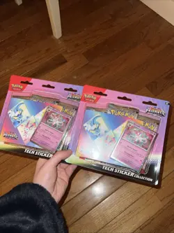 Pokemon Prismatic Evolutions Tech Sticker Collection Sealed (Lot of 2) - Image 1