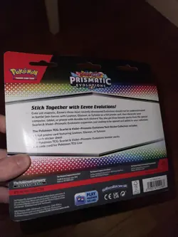 Pokemon Prismatic Evolutions Tech Sticker Collection Sealed (Lot of 2) - Image 2